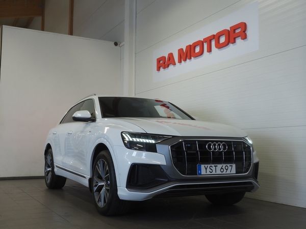Audi Q8 50 TDI 286hk Q S-Line |B&O|Drag|360°|D-värm|Matrix| - 2019