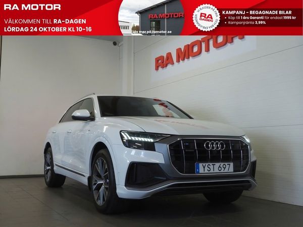 Audi Q8 50 TDI 286hk Q S-Line |B&O|Drag|360°|D-värm|Matrix| - 2019