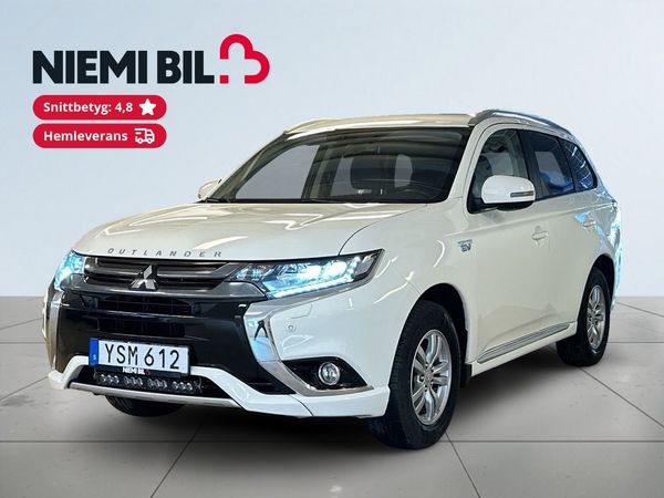 Mitsubishi Outlander PHEV CVT Fleet Edition Drag Led-Ramp Pvärm Psens SoV - 2018