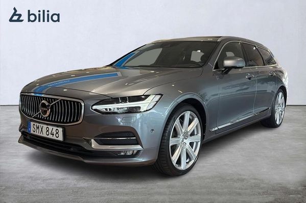 Volvo V90 T6 AWD Inscription Pano Värm B&W HUD VOC Drag 320H - 2017
