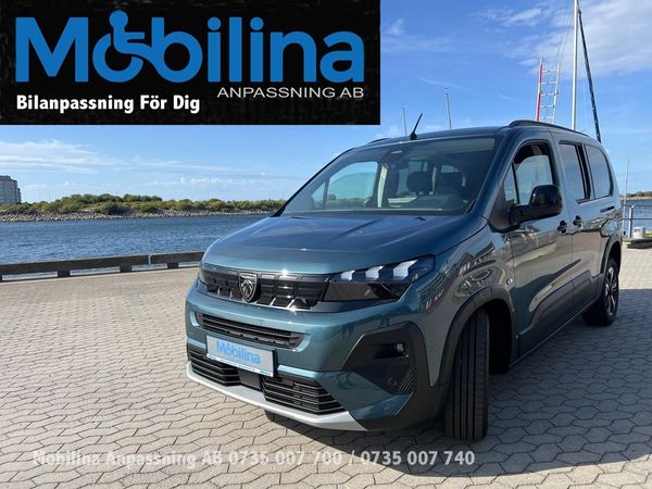 Peugeot Rifter Handikappanpassad Rullstolsbil - 2026