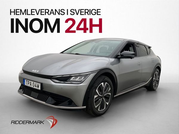 Kia EV6 77.4 kWh 228hk PLUS 360° Skinn Navi Rattvärme MOMS - 2023
