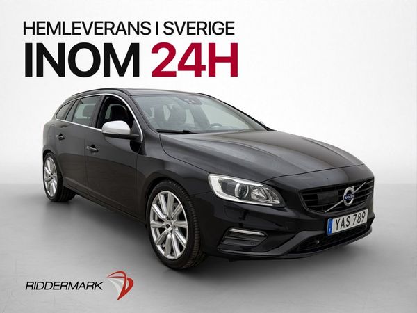 Volvo V60 T6 306hk AWD R-Design VOC Värm T-Lucka H/K Kamera - 2016