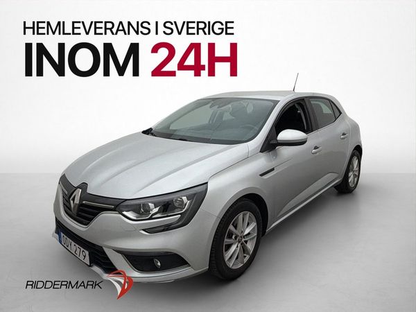 Renault Megane 132hk Navi P-Sensorer Bluetooth Farthållare - 2016