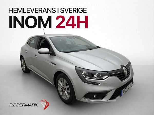 Renault Megane 132hk Navi P-Sensorer Bluetooth Farthållare - 2016