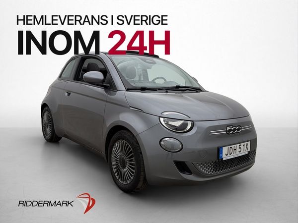 Fiat 500 CE 42 kWh Carbriolet Navigation Farthållare - 2022