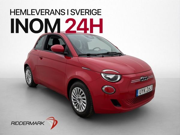 Fiat 500 e 42 kWh Kamera Farthållare Bluetooth - 2023