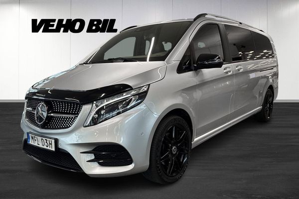 Mercedes V300 d 4Matic 3.2t Navi AMG 7-Sits Burmester 360° Ex.Lång - 2022