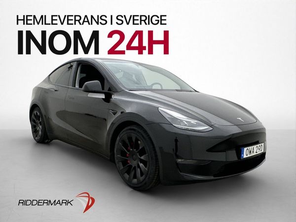 Tesla Model Y AWD 534hk Performance Kamera Autopilot Pano - 2023