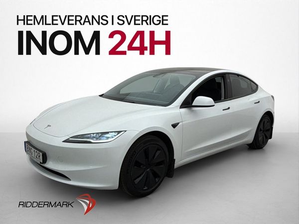 Tesla Model 3 Standard Range Dragkrok Värmepump Autopilot - 2024