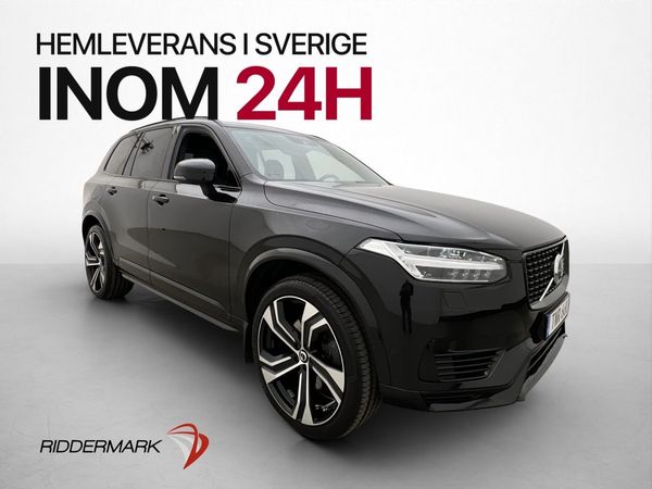 Volvo XC90 T8 AWD R-Design 7-sits Pano B&W 360° Värmare Drag - 2021