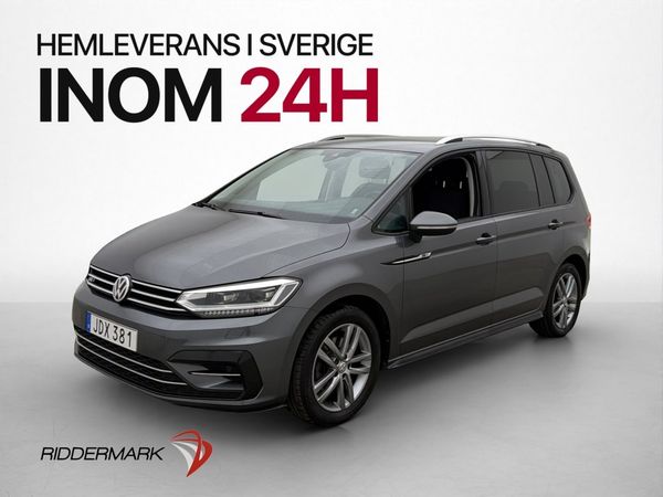 Volkswagen Touran 1.4 TSI R-Line 7-Sits Kamera Värmare Drag - 2017