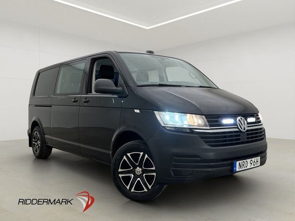 Volkswagen Transporter Dubbelhytt L2 Värm Drag B-Kamera Moms - 2023