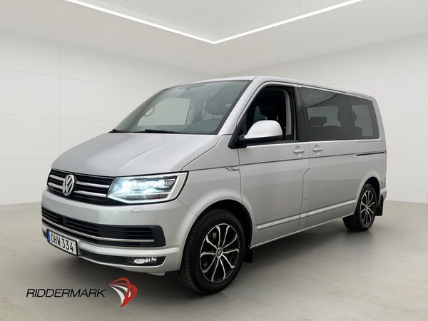 Volkswagen Multivan Värm Drag B-Kam El-Dörrar CARPLAY 7-Sits - 2017