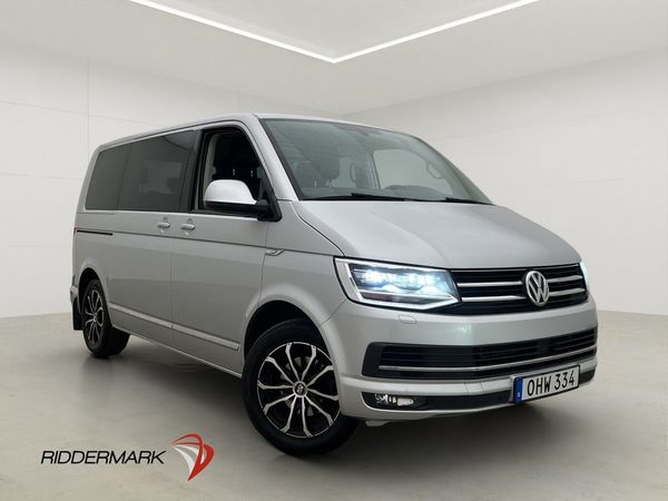 Volkswagen Multivan Värm Drag B-Kam El-Dörrar CARPLAY 7-Sits - 2017