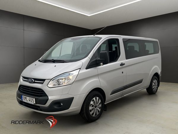Ford Transit Custom Kombi Lång 9-Sits Värmare PDC Dragkrok - 2014
