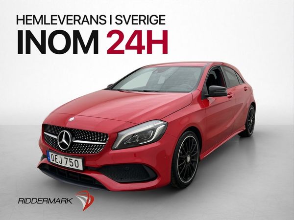 Mercedes A180 AMG Kamera Navi Halvskinn Farthållare - 2017
