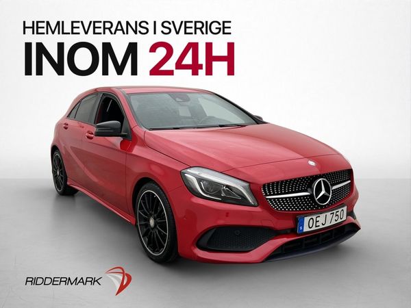 Mercedes A180 AMG Kamera Navi Halvskinn Farthållare - 2017