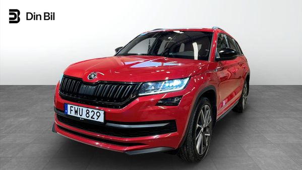 Skoda Kodiaq TDI190 DSG Sportline Business Drag P-värmare DCC - 2018