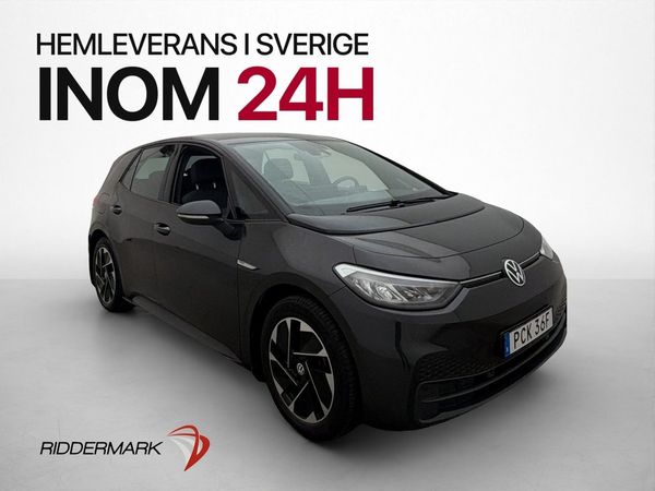 Volkswagen ID.3 Pro Performance Sensorer Värmepump CarPlay - 2022