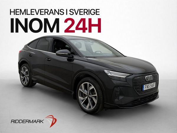 Audi Q4 e-tron 40 Sportback Drag Kamera CarPlay Värmepump - 2022