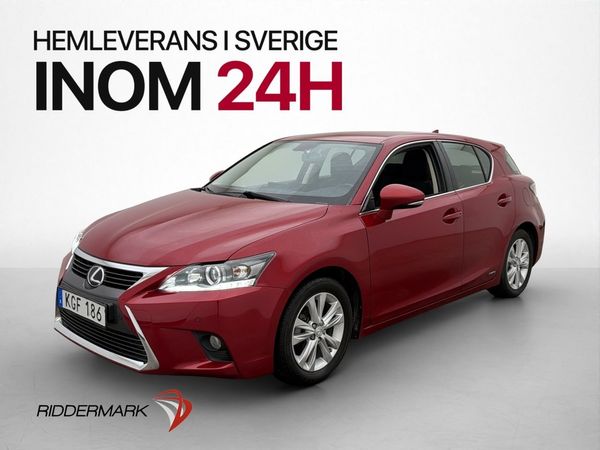 Lexus CT 200h Kamera Endast 0,38l/mil Sensorer ISOFIX - 2017