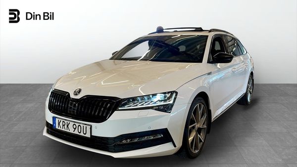 Skoda Superb 2.0 TDI Sportline 4x4 Pano Drag Värm 200 hk - 2022