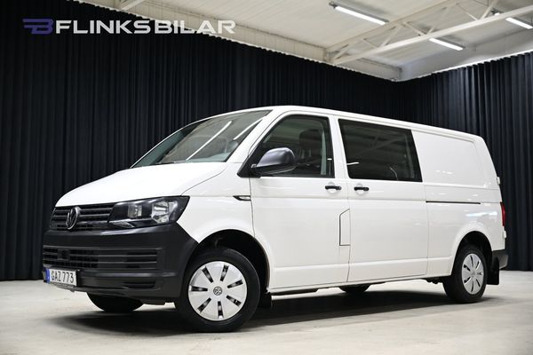 Volkswagen Transporter Kombi DSG 150HK Dubbelhytt|Dubbeldörr|Drag|Värmare|Moms - 2019