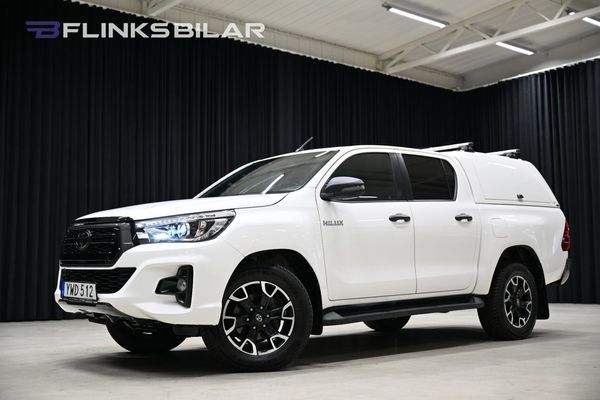 Toyota Hilux 2.4 AWD 150HK Automat|Dubbelhytt|Kåpa|Drag|Backkamera - 2020