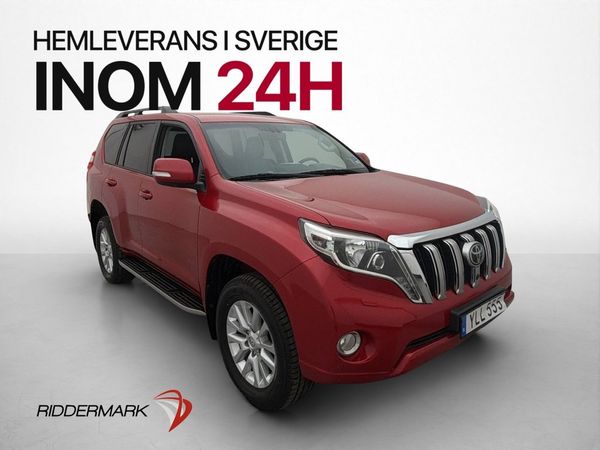 Toyota Land Cruiser 2.8 D-4D 177hk 4WD Skinn Kamera Drag - 2017