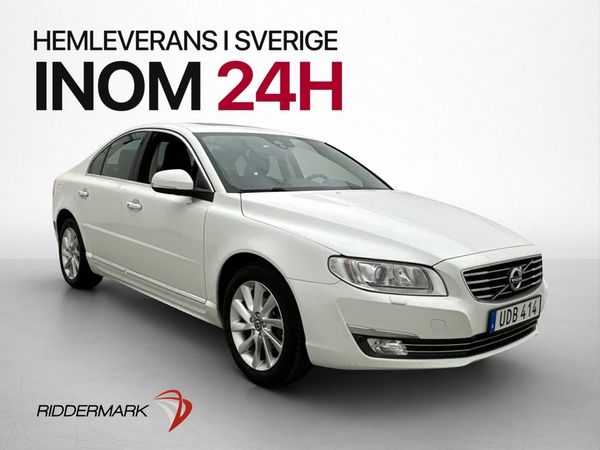 Volvo S80 D4 Summum Taklucka VOC Värm Navi P-Sensorer Skinn - 2015