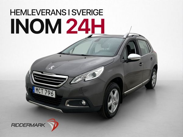 Peugeot 2008 110hk Pano M-Värmare P-Sensorer Halvskinn Drag - 2016
