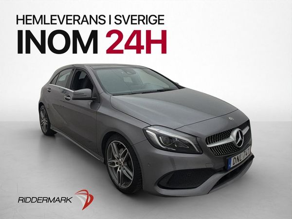 Mercedes A180 122hk AMG Pano P-Värmare Kamera Halvskinn - 2018