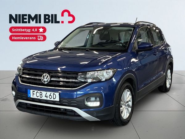 Volkswagen T-Cross 1.0 TSI S&V-Hjul/Psens/Farthållare - 2019