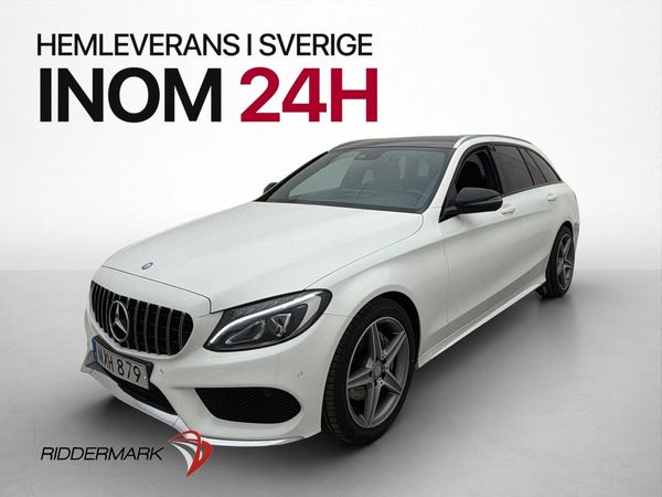 Mercedes C220 T d AMG Line Skinn Kamera Bluetooth - 2016
