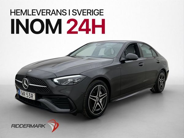 Mercedes C300 e 313hk AMG Burmester Värmare Navi Kamera - 2023