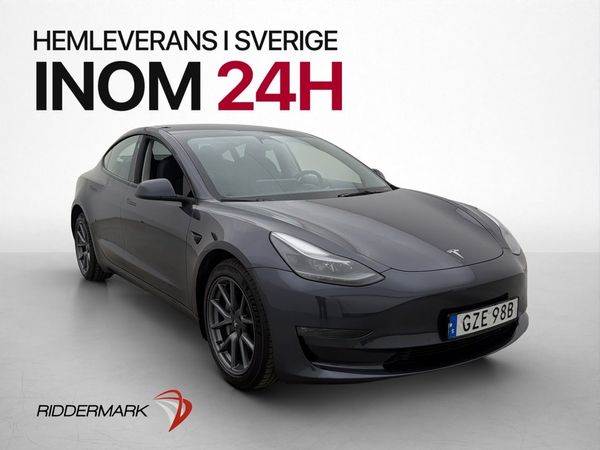 Tesla Model 3 Long Range AWD EL-Bagage Värmepump Pano Navi - 2022