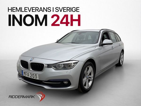 BMW 320 d 190hk xDrive Sport line Dragkrok Navi Farthållare - 2018
