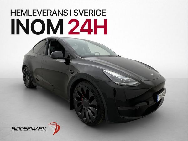 Tesla Model Y Performance AWD Dragkrok Svensksåld Panorama - 2022