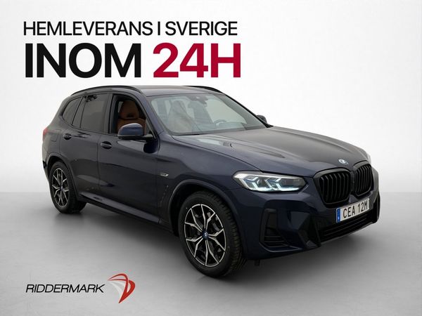 BMW X3 xDrive30e 292hk M Sport 360° MOMS LASER Pano HUD H/K - 2022