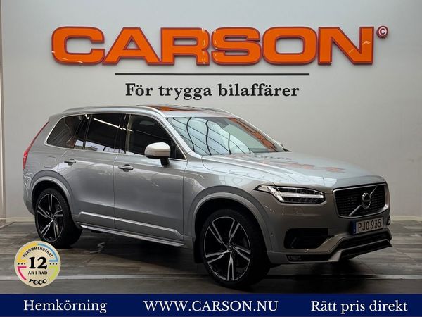 Volvo XC90 D5 AWD Polestar R-Design 7-sits Pano 22" Kamrem bytt! - 2018