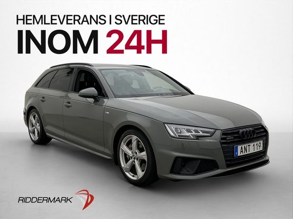 Audi A4 40 TDI Quattro 190hk S-Line D-Värmare Drag - 2019