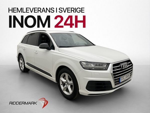 Audi Q7 3.0 TDI V6 Q S-Line 7-Sits Cockpit D-Värmare Bose - 2017