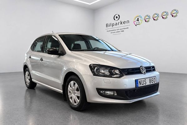 Volkswagen Polo 5-dörrar 1.2 TSI Masters | Automat | Farthållare | 90hk - 2012