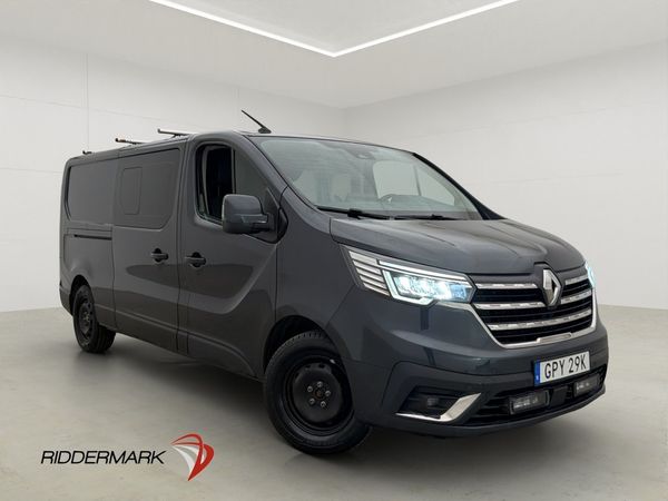Renault Trafic Dubbelhytt L2 Värm Drag B-Kamera CARPLAY Moms - 2023
