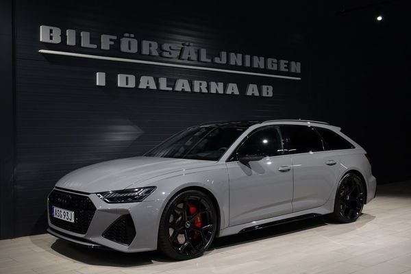 Audi RS6 Avant 4.0 V8 600hk B&O/360°/HUD/Panorama/Värmare/Drag - 2022