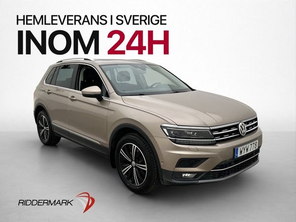 Volkswagen Tiguan 2.0 TSI 180hk 4M Läder Drag Pano CarPlay - 2018