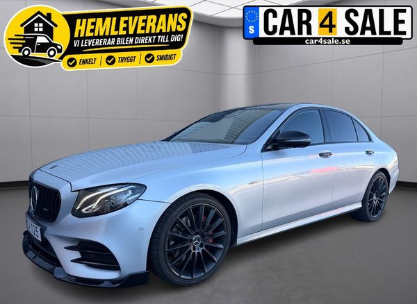 Mercedes E220 d d 9G|AMG|Pano|Wide|Burmeister|Värmare|360cam|Drag - 2017
