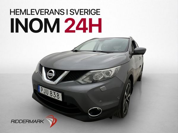Nissan Qashqai 1.2 Tekna Pano 360° Kamera Navi Läder Isofix - 2017