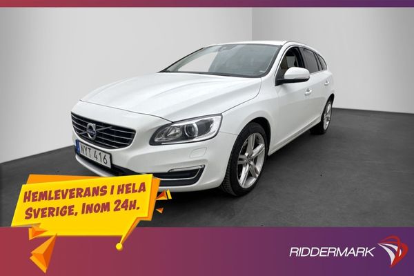 Volvo V60 D4 AWD 190hk Summum Värmare Skinn Rattvärme - 2018